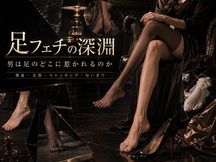 足フェチ男性は女性の足のどこに惹かれるのか_アイキャッチ